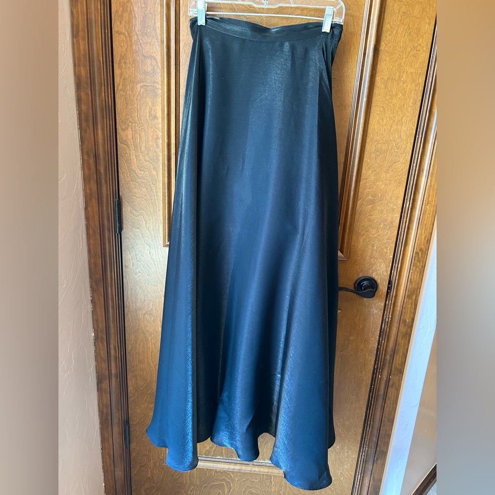 EUC - Dark Grey Full Length Formal Skirt